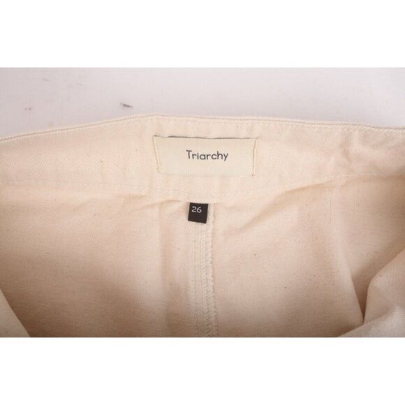 Triarchy Womens Ms. Triarchy Short Denim Jean Skirt Off White S EU 26 3009-201 - Picture 8 of 8